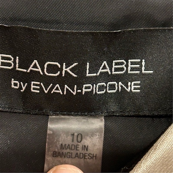 Evan-Picone Women's Beige Sheath Dress Size 10 Knee Length Formal Work - Picture 8 of 10